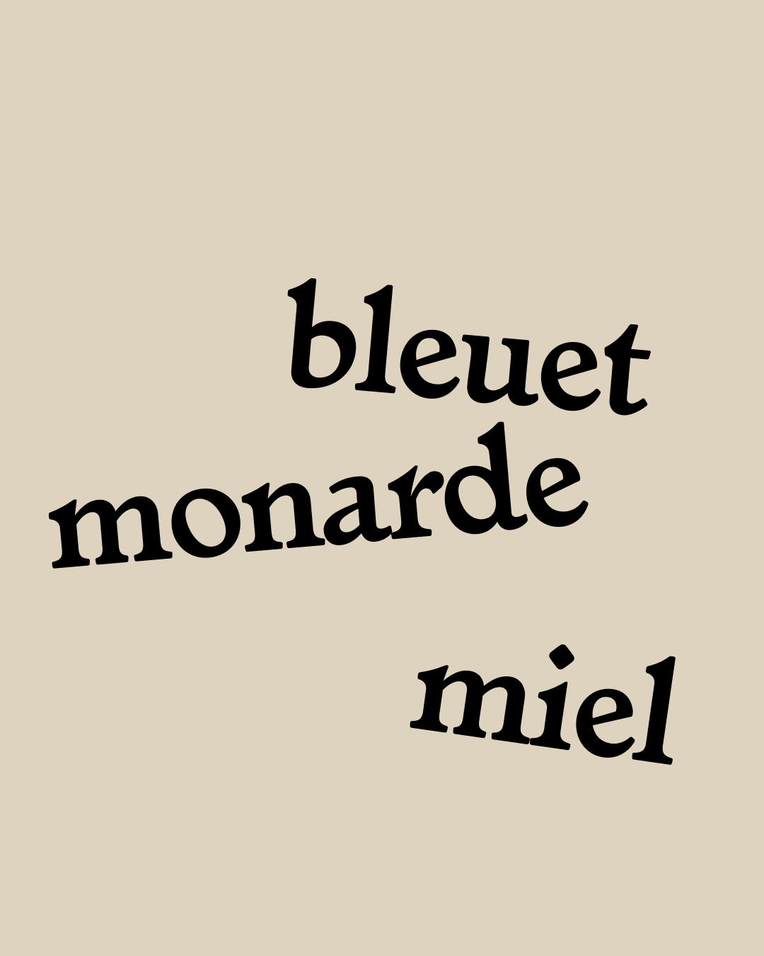 Confiture Doux matins — Bleuets, Miel, Monarde (12)